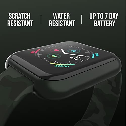 iTouch Levegő 3 Smartwatch Fitness Férfiak, mind a Nők, pulzusszám - Calorie Tracker, lépésszámláló, Értesítések, Aludni, Monitor, testre