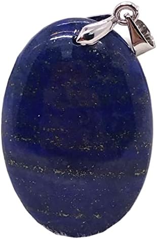 Természetes Royal Kék Lapis Lazuli Kő Ritka Lapis Medál Ékszer Nő Férfi Szerelem, Gazdagság, Szerencse, Ajándék Kristály 30x20x9mm Ovális
