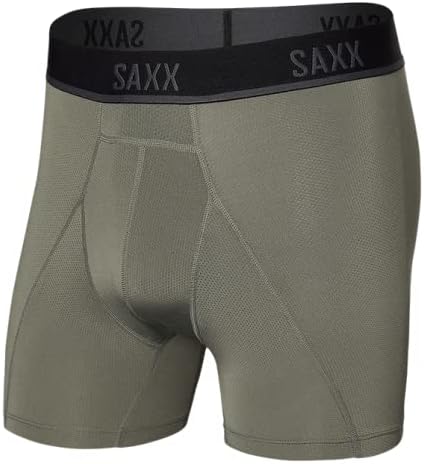 SAXX Férfi Fehérnemű - KINETIKUS Fény-Tömörítés Háló boxeralsót, Beépített Tok Támogatás - Bugyi Férfiaknak