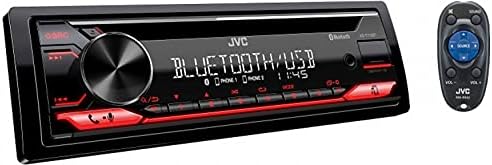 JVC Egyetlen-Din Beépített Bluetooth, Dual Telefon-Kapcsolat, Android Zene Lejátszás, CD-MP3-AM/FM-USB-AUX-Bemenet Autó Sztereó Lejátszó,