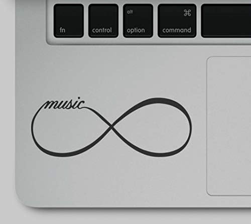 A zene Végtelen Nyomtatott Trackpad Matrica, Matrica Átlátszó Vinyl Kompatibilis MacBook Pro Retina Air Modellek