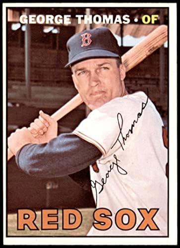 1967 Topps 184 George Thomas Boston Red Sox (Baseball Kártya) Dean Kártyák 5 - EX Red Sox