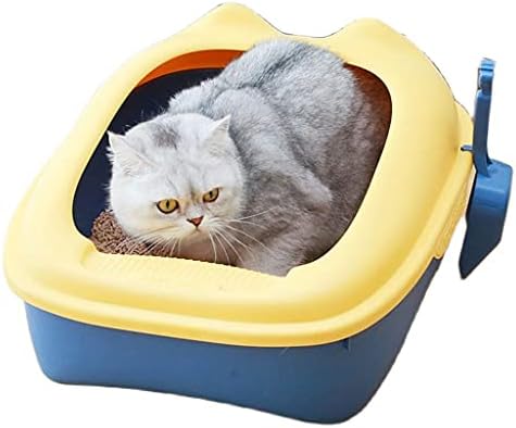 DHDM Alom Doboz Macskák Autolimpiable Nagy Műanyag Beltéri Wc Ágytál Anti Splash Termékek Ház Bútor Selfs Tisztító Kellékek