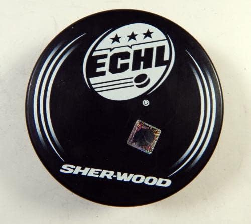 Chris McCarthy 3 írta Alá Olvasás Uralkodók ECHL Sher-Fa Korongot Auto 300 - Dedikált NHL Korong