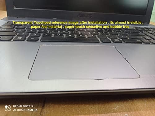 (2 Db) Ecomaholics Trackpad Védő ASUS Chromebook CX1, 17.3 Hüvelykes Laptop Touch Pad Fedél Átlátszó Matt Anti-Semmiből Anti-Víz