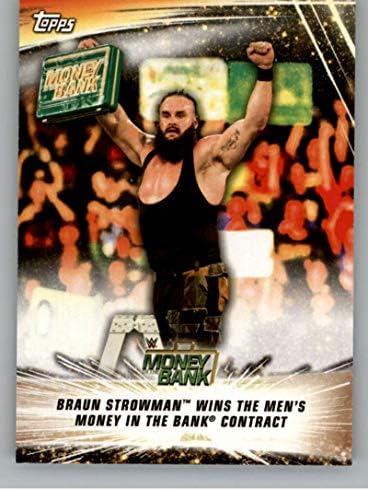 2019 Topps WWE SummerSlam 75 Braun Strowman Birkózás Trading Card