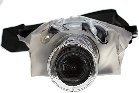 Navitech Sárga DSLR TÜKÖRREFLEXES fényképezőgép Vízálló, Víz alatti Ház Esetén/Cover Tok Száraz Táska Kompatibilis A Nikon D750