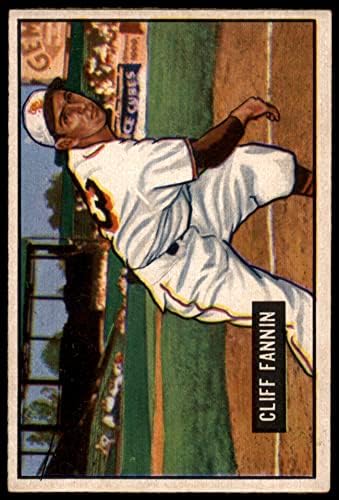 1951 Bowman 244 Cliff Fannin St. Louis Browns (Baseball Kártya) EX Browns