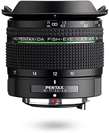 Pentax HD-DA Fish-Eye 10-17mm F3.5-4.5 ED Ultra nagylátószögű Zoom Objektív Kompakt & Könnyű Diagonális halszem Lencse K-1, II,K-70,