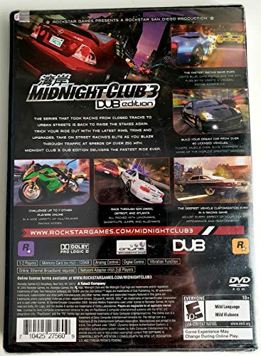 Midnight Club 3 (DUB Edition) - PlayStation 2