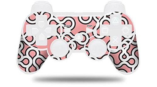 WraptorSkinz Matrica Stílusú Bőr kompatibilis Sony PS3 Kontroller - Locknodes 03 Rózsaszín (VEZÉRLŐ a csomag NEM TARTALMAZZA)