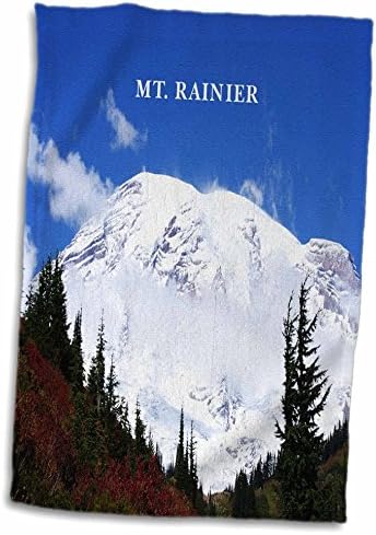 3dRose Florence Amerika, A Gyönyörű - Mount Rainier A Hó - Törölköző (twl-62528-1)