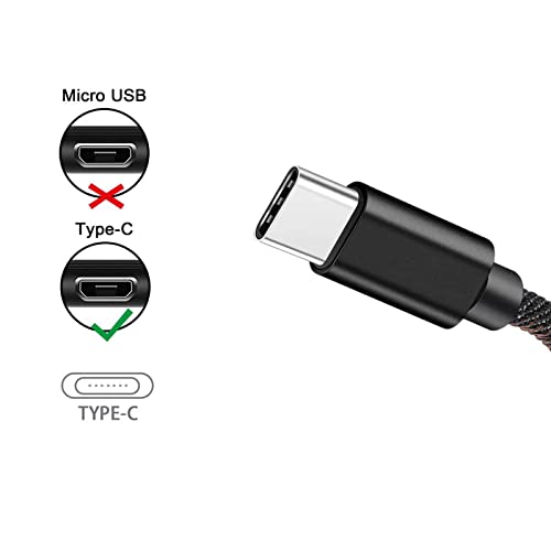 USB-C Típusú Kábel, Dupla Oldalon, Megfordítható Fonott Nylon Kábel Gyors Töltés USB-A Típusú C Töltő Samsung Galaxy S8+/S9