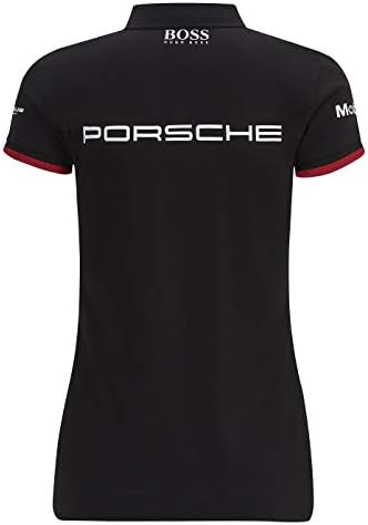 Porsche Motorsport Női Fekete Csapat Polo w/Motorsport Készlet
