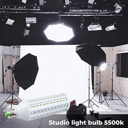 Bonlux 40W LED Studio-Izzó, E26 Közepes Csavar Bázis LED Kukorica Izzó 150W 5500K kompakt fénycsövek Nappal Teljes Spektrumú Fény Izzó