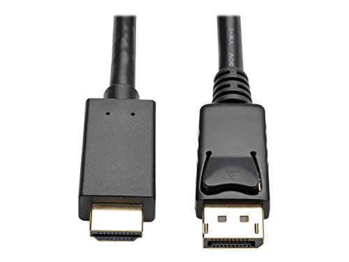 Tripp Lite DisplayPort HDMI Aktív Adapter Kábel, DP a Zárak HDMI (M/M), UHD 4K x 2K/1080p, 6 ft. (P582-006-V2-TÖRVÉNY),Fekete