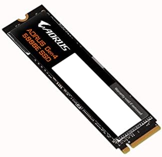 Gigabyte AORUS Gen4 5000E 500GB SSD PCIe 4.0 NVMe M. 2 Belső ssd Merevlemez olvasási Sebesség 5000MB/s, Írási Sebesség Akár 3800MB/s, AG450E500G-G