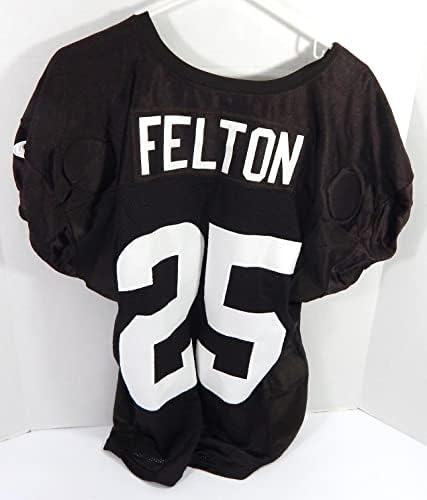 2021 Cleveland Browns Demetric Felton 25 Játék Kiadott Barna Gyakorlat Jersey 46 9 - Aláíratlan NFL Játék Használt Mezek