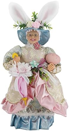 19 Mrs Rózsaszín Napernyő, Pasztell Zöld, Rózsaszín, Fehér Húsvét Tojás Gyűjthető Tavaszi Otthon Dekor Figura Dekoráció 402102