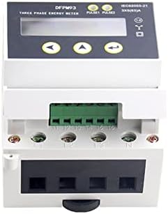 Home Energy Monitor AC 3 Fázis Vasúti Intelligens Energia-Mérő Olvasás RS485/MODBUS Kommunikáció KWh Méter Wattmeter Energia-Mérő