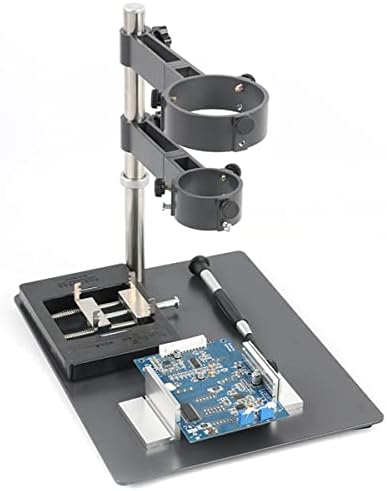 Mikroszkóp Kiegészítők 2 az 1-ben Fém Ipari Digitális Mikroszkóp 100X 300X Lencse Labor Fogyóeszközök (Szín : Egy)