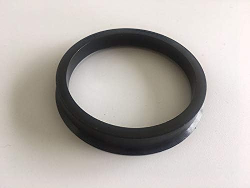 NB-AERO (4) Polycarbon Hub Központú Gyűrűk 76mm (Kerék), hogy 57.1 mm (Hub) | Hubcentric Középső Gyűrű 57.1 mm-76MM