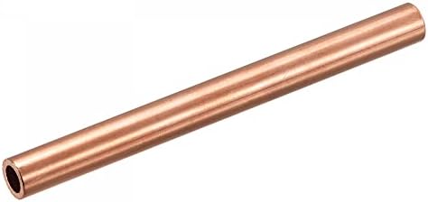 uxcell Réz Kerek Cső 9 mm-es OD 1,5 mm Falvastagság 100 mm Hosszúságú Cső Cső