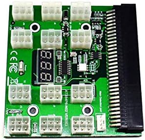 MingChuan PCI-E 12V 64Pin, hogy 12x 6Pin Tápegység Server Adapter Breakout Board w 12db 6Pin hálózati Kábel HP 1200W 750W PSU GPU Bányászati