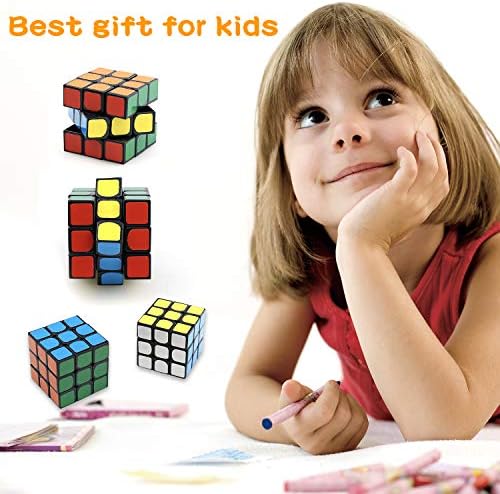 Mini Kocka,36 Csomagok Puzzle Party Játék,Környezetbarát Anyagok, Élénk Színek, Kocka Fél tanszerek Kirakós Játék, a Fiúk, a Lányok,