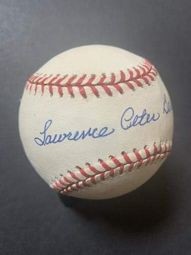 Lawrence Peter YOGI BERRA Teljes Nevét írta alá a BASEBALL Menta Autogramot Steiner Coa - Dedikált Baseball