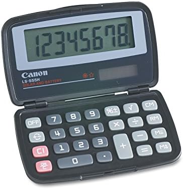 LS555H Összecsukható Kézi Számológép Zseb, 8 Számjegyű LCD/Karton 10 számológépek