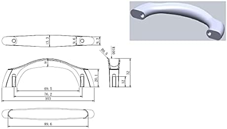 Richelieu Hardver BP81196180 Newtonbrook Gyűjtemény 3 25/32 a (96 mm) Center Csiszolt Nikkel Kortárs Kabinet Húzza