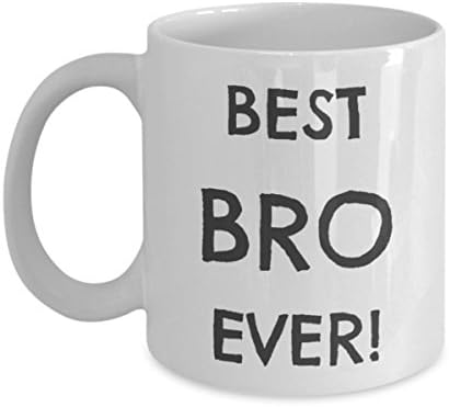 A Legjobb Testvér A Világon! - Vicces Ajándék Anyák/Apák Nap, vagy bármilyen alkalomból - Kerámia Kávés Csésze Tea Bögre 11oz által ProtoPixie