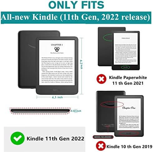 Esetben a Kindle (11 Generációs,2022 Kiadás) a csuklópánt-TPU Könnyű védőburkolat-(Nem Illik Kindle Paperwhite vagy Kindle10th
