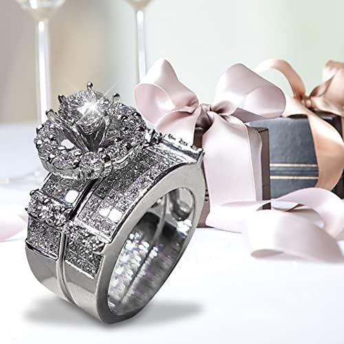 Világító Gyűrű -kle RingNew Gyémánt Gyémánt Női Luxus Rose Viselni Gyémánt Gyűrű RingCan Nap Divat Gyűrű Gyűrű