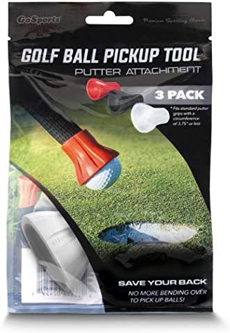 GoSports Golf Labda Pickup Eszköz - 3 Pack Putter Mellékletet Labdát Retriever