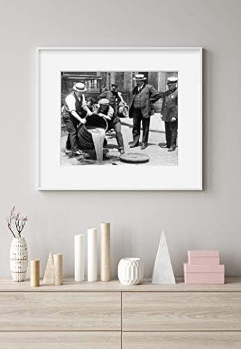 VÉGTELEN FÉNYKÉPEK, Fotó: New York City,a Rendőrség,a John Leach,Tilalom,Italt Öntsük bele a Csatornába,1921,Alkohol
