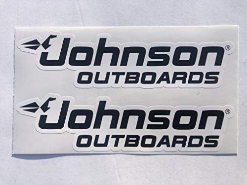 2 Johnson Outboards Neve Matricák által SBDdecals.com (2 Hüvelyk)