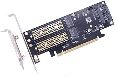 Csatlakozó Kártya Adapter M. 2 B+M Billentyű M SATA Három-Lemez Verzió NVMe NGFF, hogy a PCI-E 4X Három-az-egyben bővítőkártyát
