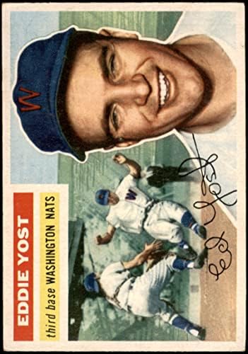 1956 Topps Baseball 128 Eddie Yost Kiváló (5, 10) által Mickeys Kártyák