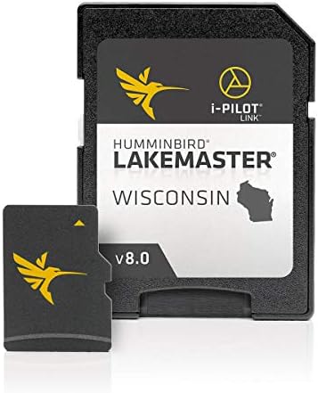 Humminbird 600025-7 LakeMaster Wisconsin V8-as Digitális GPS Térképek Mikro Kártya