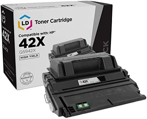 LD Termék Kompatibilis Toner Patron Csere HP 42X Q5942X Magas Hozam (Fekete) használatra a HP Laserjet / Többfunkciós Nyomtatók