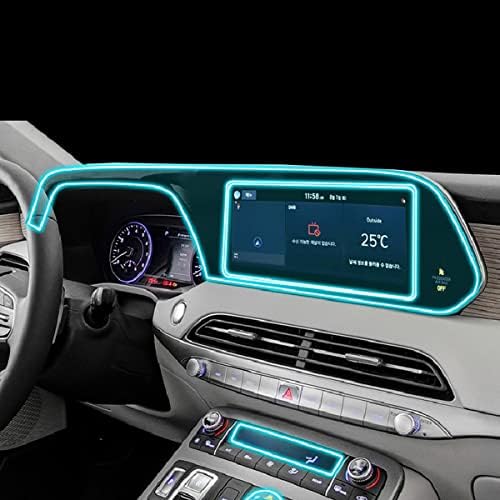 MGUOTP Autó Belső Matricák Screen Anti-Semmiből Protector TPU Film,a Hyundai Palánk 2019-2023