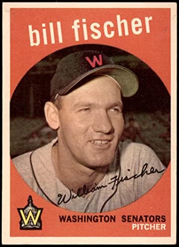 1959 Topps 230 Bill Fischer Washington Senators (Baseball Kártya) EX/MT Szenátorok