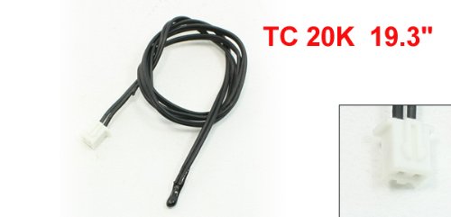Uxcell TC 20K 2 Pin-Hőmérséklet Érzékelő légkondícionáló, 19.3 Hosszú