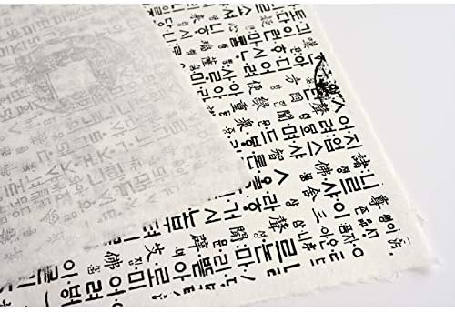 Koreai Hagyományos, Papír Hanji Sang-pyeong-Tong-bo Sziluett Eredeti koreai Betűkkel Nyomtatva, Környezetbarát Ajándék Csomagolás