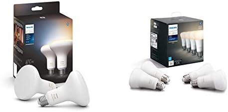PHILIPS Hue Fehér Hangulatot BR30 LED Smart Izzók, Kompatibilis Alexa, a Google Asszisztens, az Apple HomeKit, Új Verzió, 2 Izzók & White
