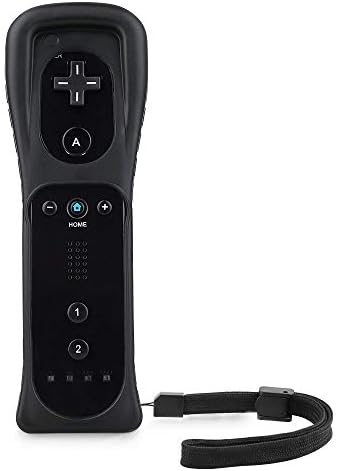 Wii Remote Nunchuku Vezérlő Wii/Wii U Konzol, Wiimote Kontrollert a Szilikon csuklópánt -Fekete