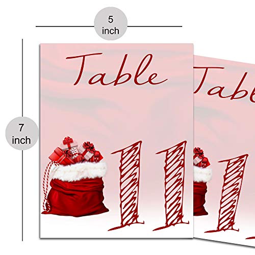 Dekoratív Papír Táblázat Száma, Karácsony, Esküvő Party Placecard Matt Lap Este Fél Asztal Dekoráció - Barack