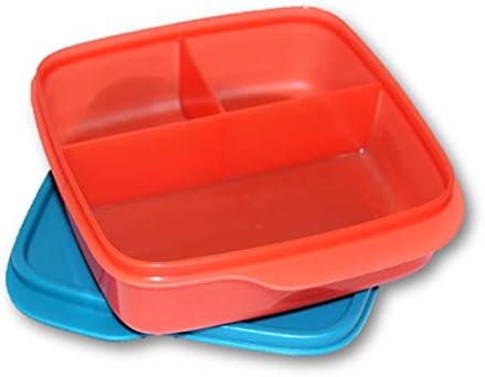Tupperware (2 Bento uzsonnás Doboz Piros, a Kék, a Tömítések